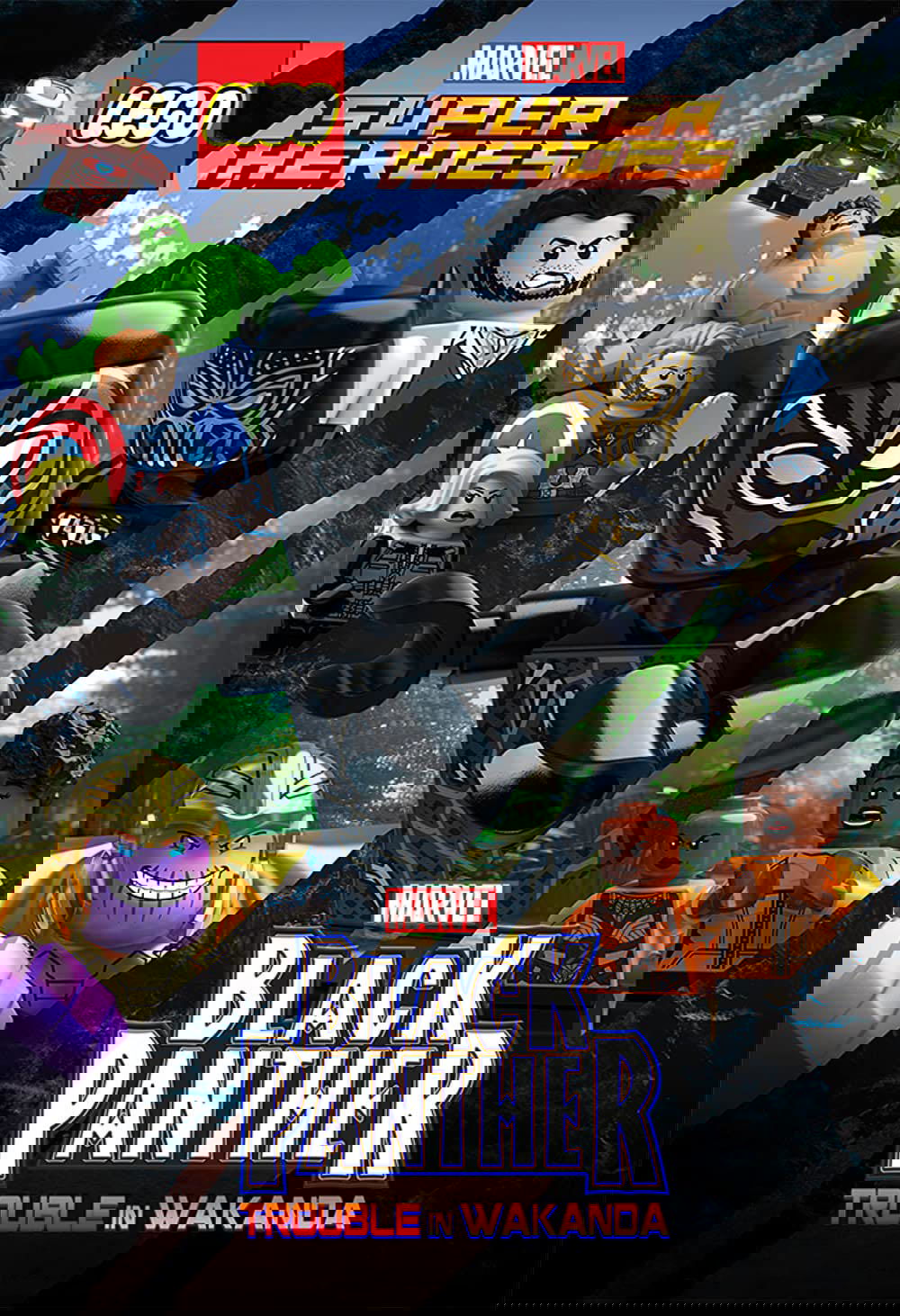 Постер LEGO Marvel Super Heroes: Black Panther - Trouble in Wakanda